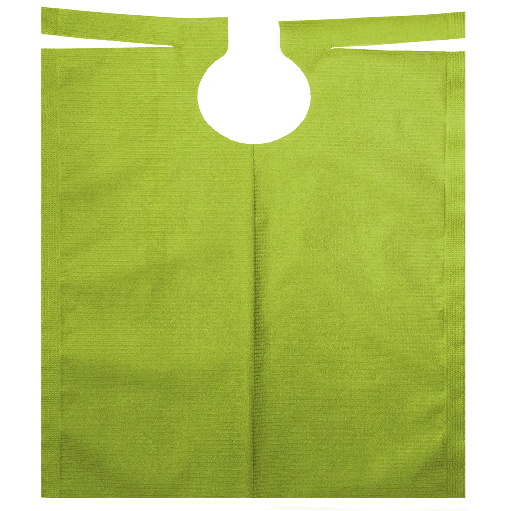 AMPri Patientenumhang mit PE Beschichtung 500 x 600 mm, verschiedene Farben | Rolle (80 Stück)