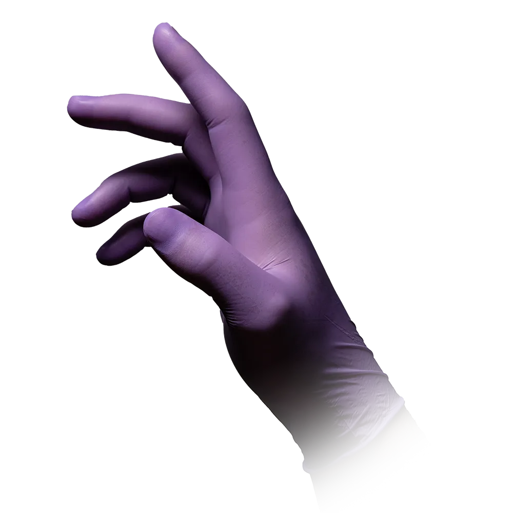 AMPri STYLE BERRY Nitrilhandschuhe puderfrei by MED-COMFORT, Flieder