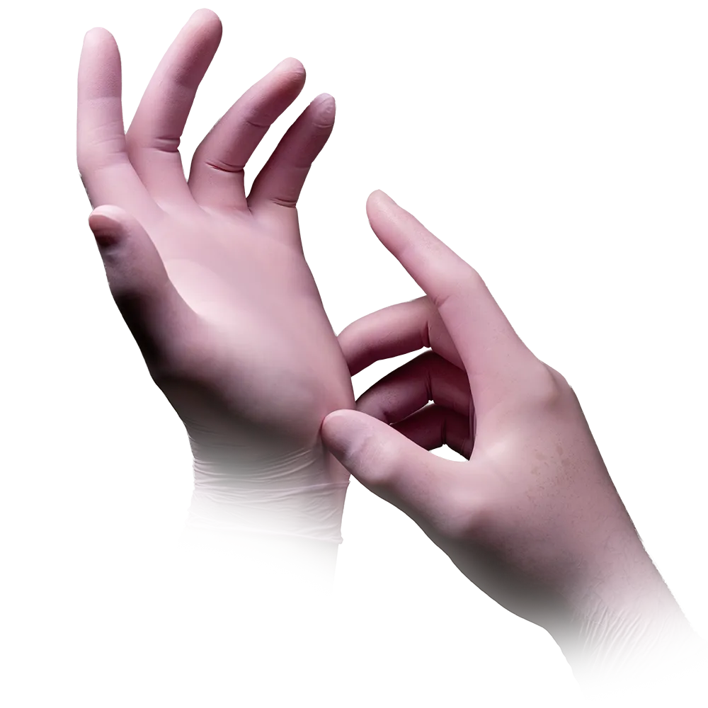 AMPri STYLE STRAWBERRY Nitrilhandschuhe puderfrei by MED-COMFORT, Rosa