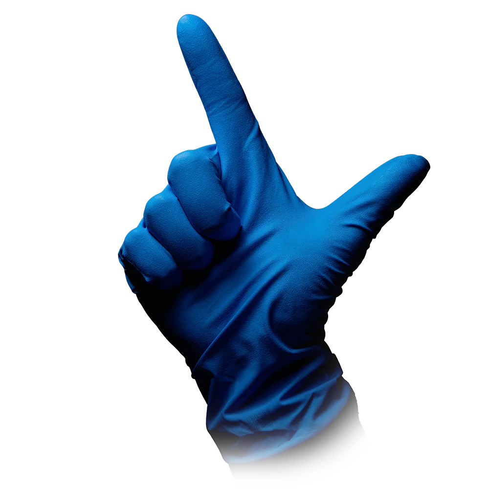 AMPri SolidSafety High Risk Pro Nitril Chemikalienschutzhandschuhe Typ A