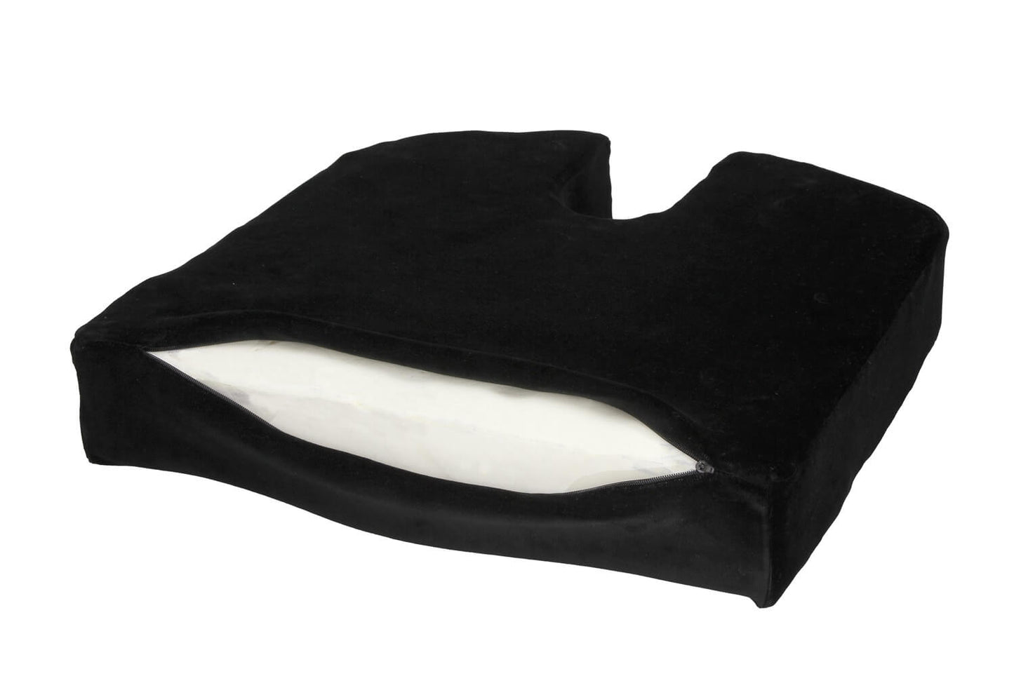 Anti-decubitus seat cushion with coccyx cutout - AT03011