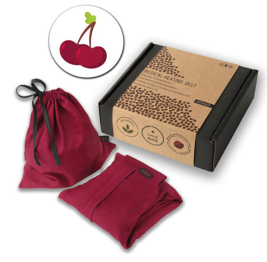Kirschkernkissen-Gurt – Natürliche Wärme- & Kältetherapie für den Rücken