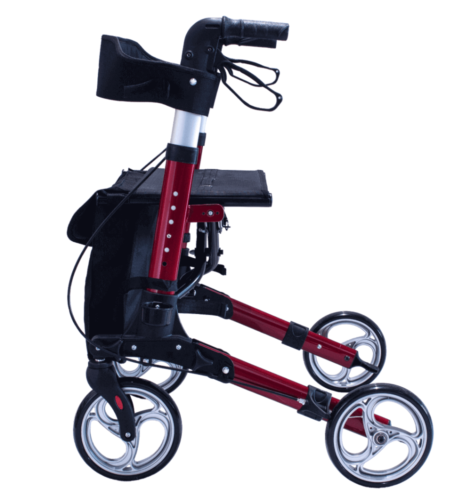 Antar Lightweight 3-Way Folding Travel Rollator Made of Aluminum 
