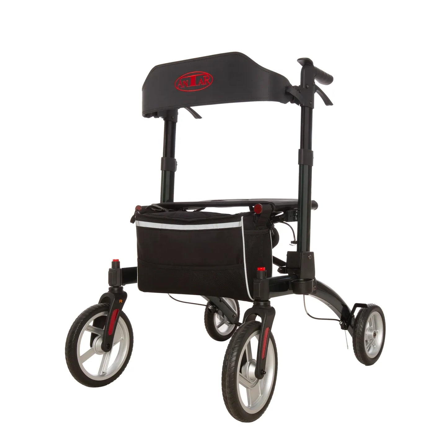 Leichter Aluminium Rollator mit Sitz und Tasche – AT51052