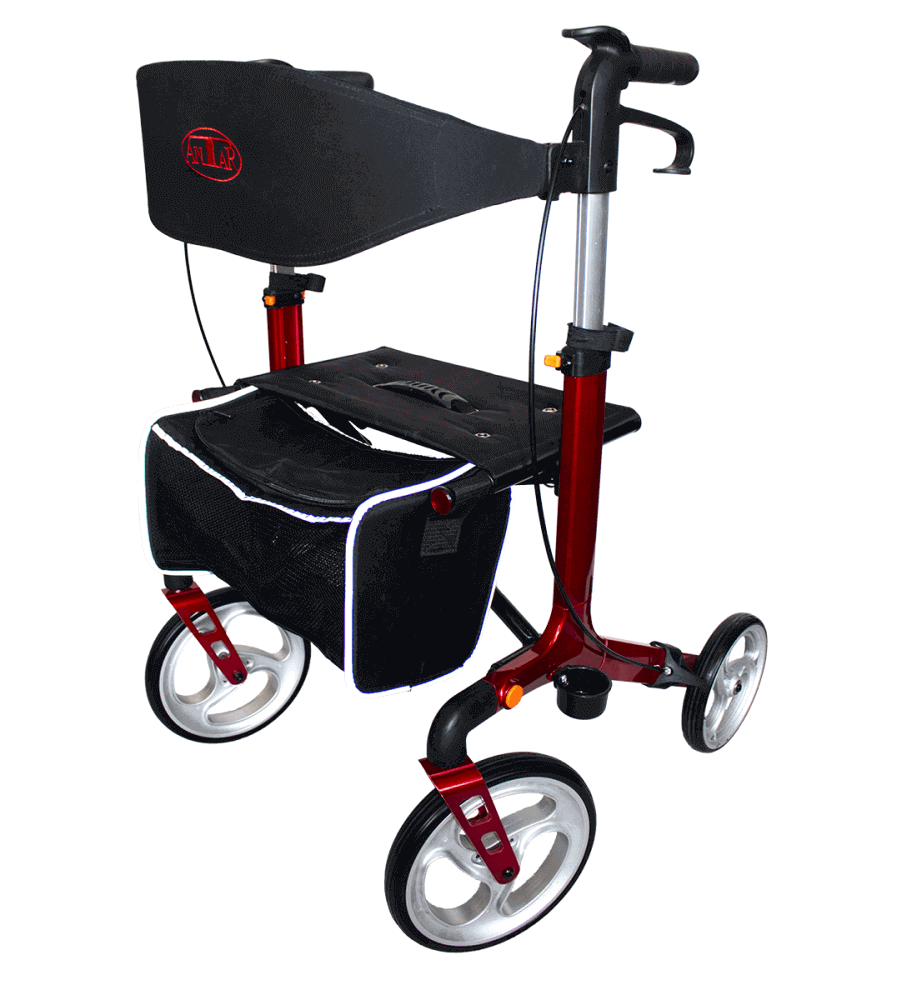 Antar Aluminium Premium Rollator AT51111 – Leicht, Stabil und Klappbar für Maximale Mobilität