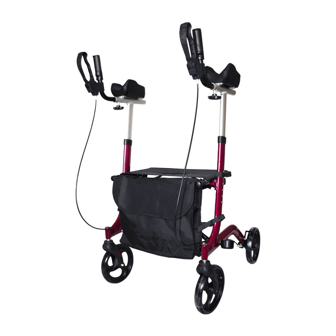 Arthritis Rollator mit Unterarmauflagen – faltbar, 8,2 kg & 136 kg belastbar
