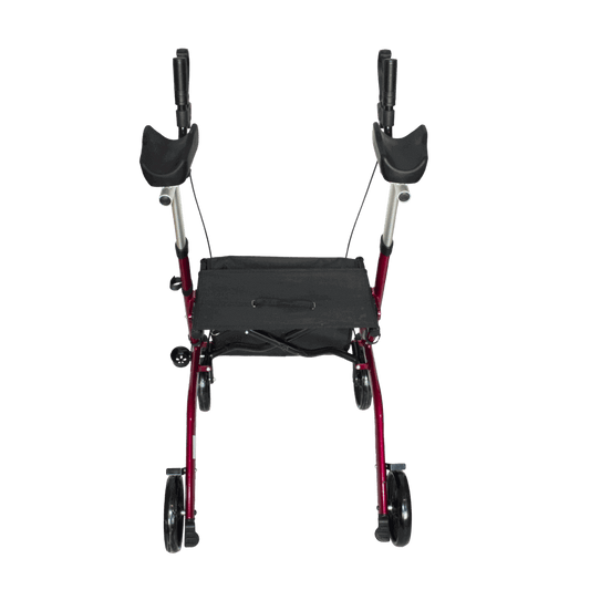 Arthritis Rollator mit Unterarmauflagen – faltbar, 8,2 kg & 136 kg belastbar