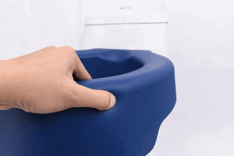 Weiche Toilettensitzerhöhung 10 cm PU hygienisch – AT51203