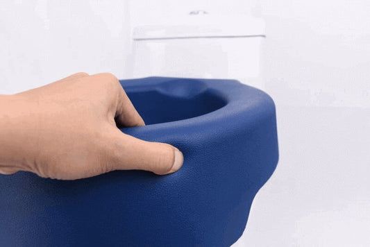 Weiche Toilettensitzerhöhung 10 cm PU hygienisch – AT51203