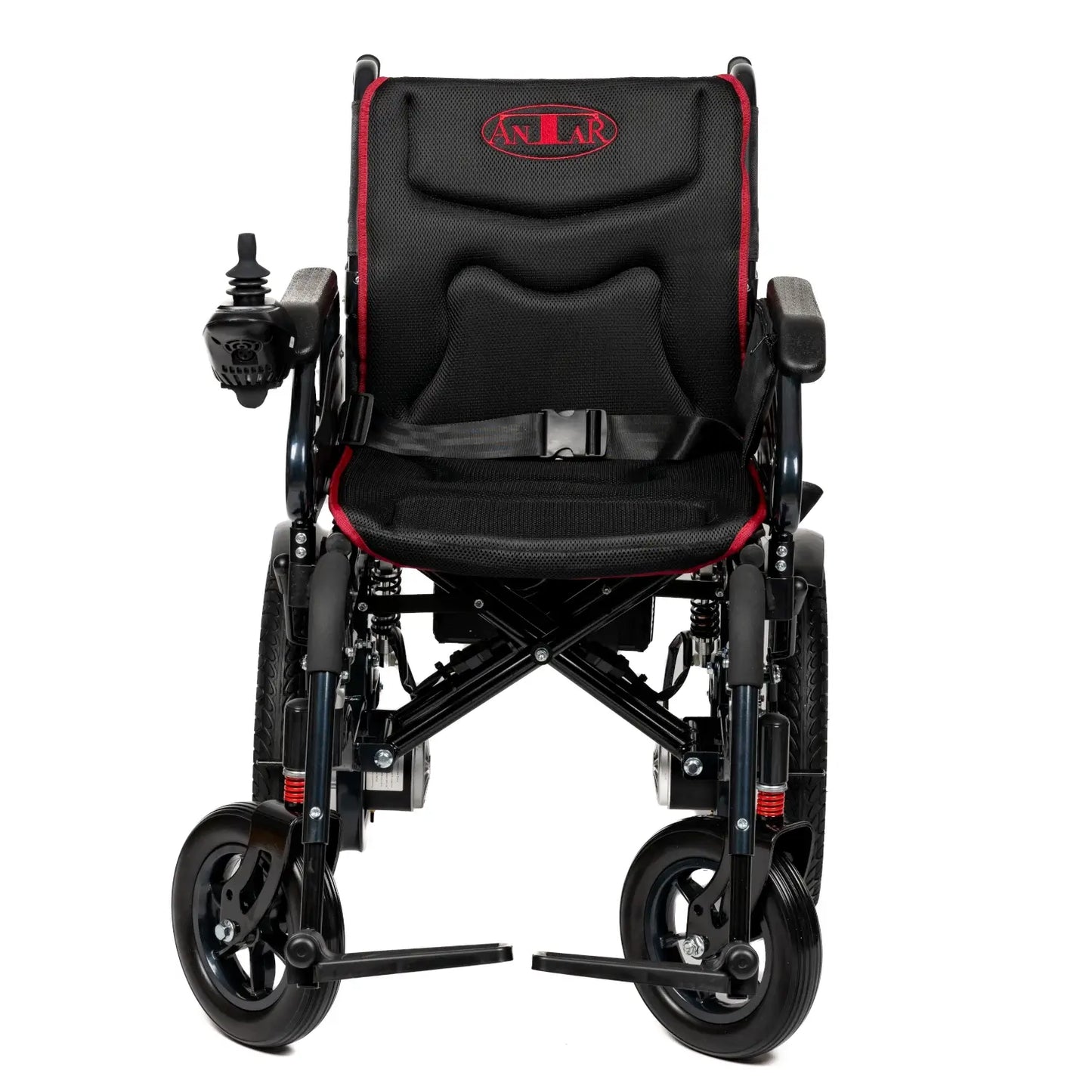 Rafknúinn hjólastóll frá Antar úr svörtu kolefnisstáli – AT52332