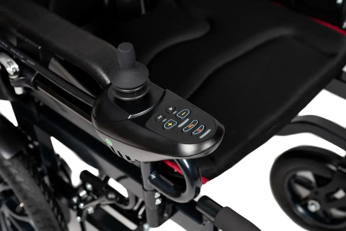 Rafknúinn hjólastóll frá Antar úr svörtu kolefnisstáli – AT52332