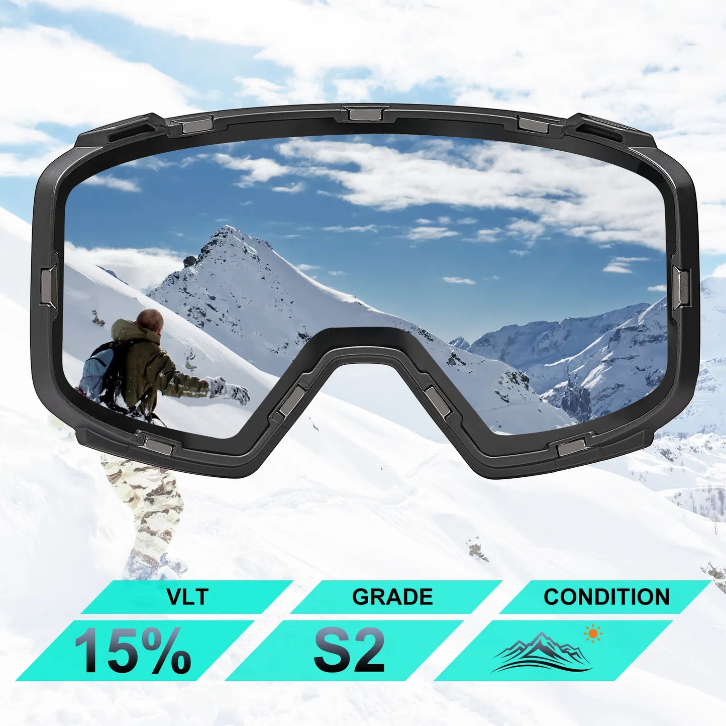 Alpine Storm Gold Lens