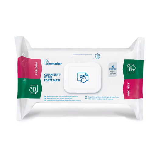 Dr. Schumacher Cleanisept® Wipes Maxi Desinfektionstücher | Packung (100 Tücher)