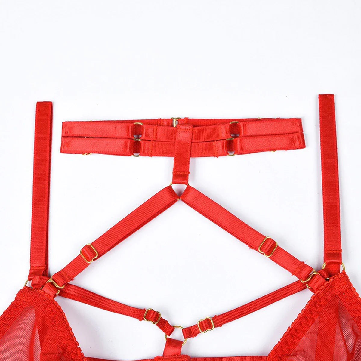 Halter Mesh Playsuit