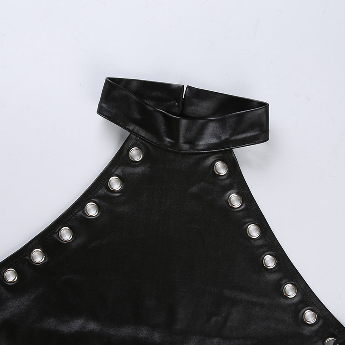 Tie-Up Patent Bodysuit