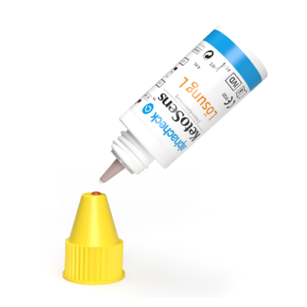 Alphacheck KetoSens β-Keton-Kontrolllösung L+M | Packung (2 Fläschchen)