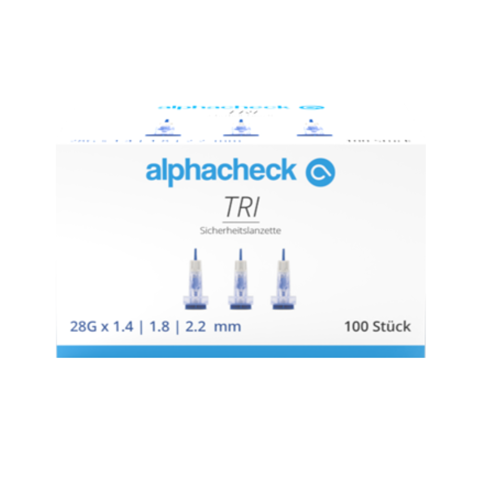 Alphacheck TRI Safety Lancets 28G | Pack (100 pieces)
