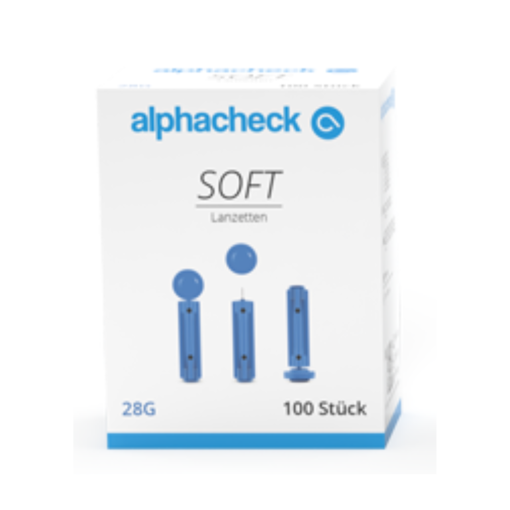 Alphacheck soft lancets, various sizes