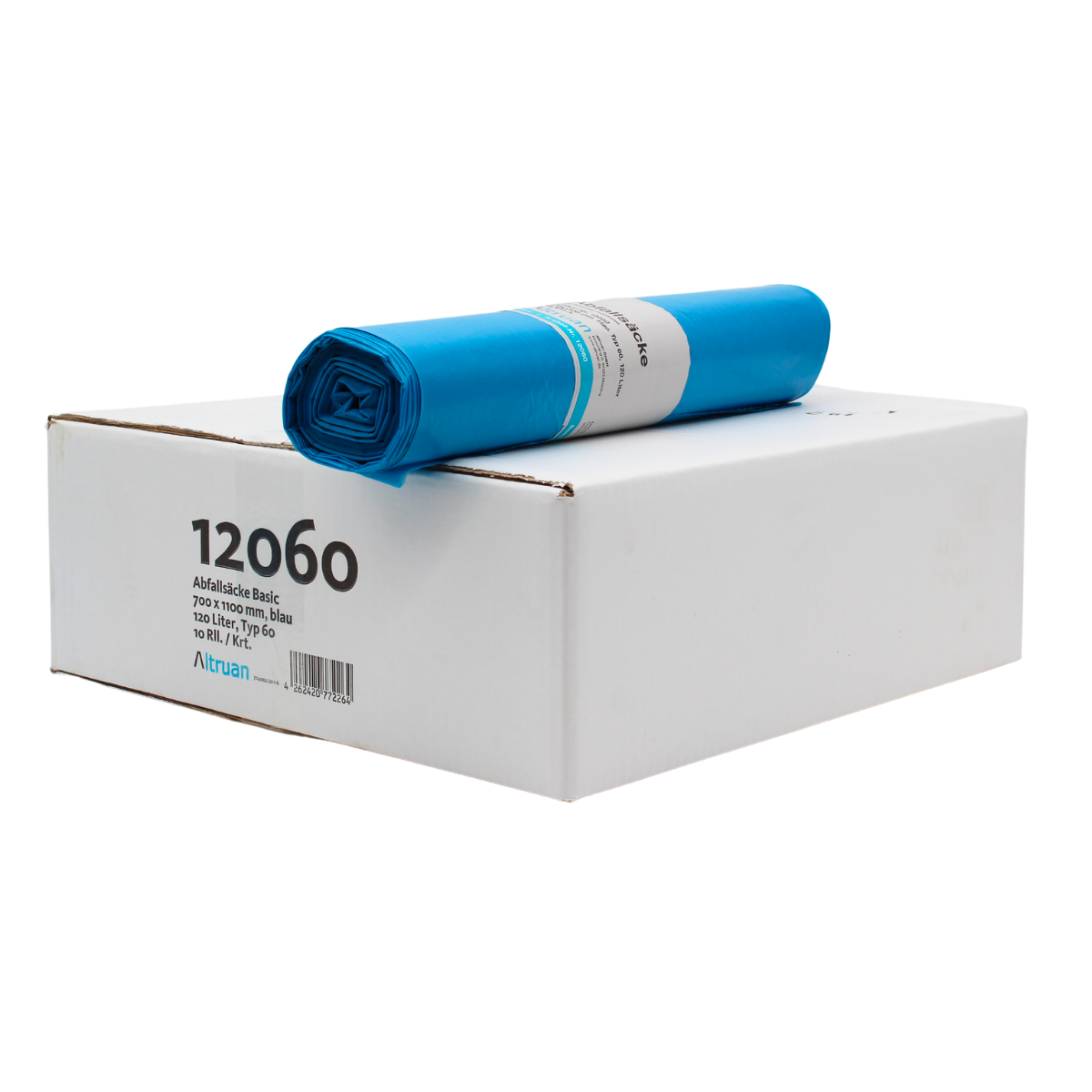 Altruan garbage bag 120 liters type 60, 12060 Basic, blue
