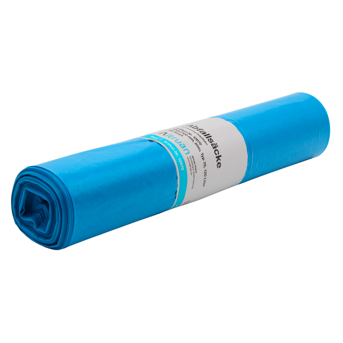 Altruan garbage bag 120 liters type 70, 12070 Premium, blue