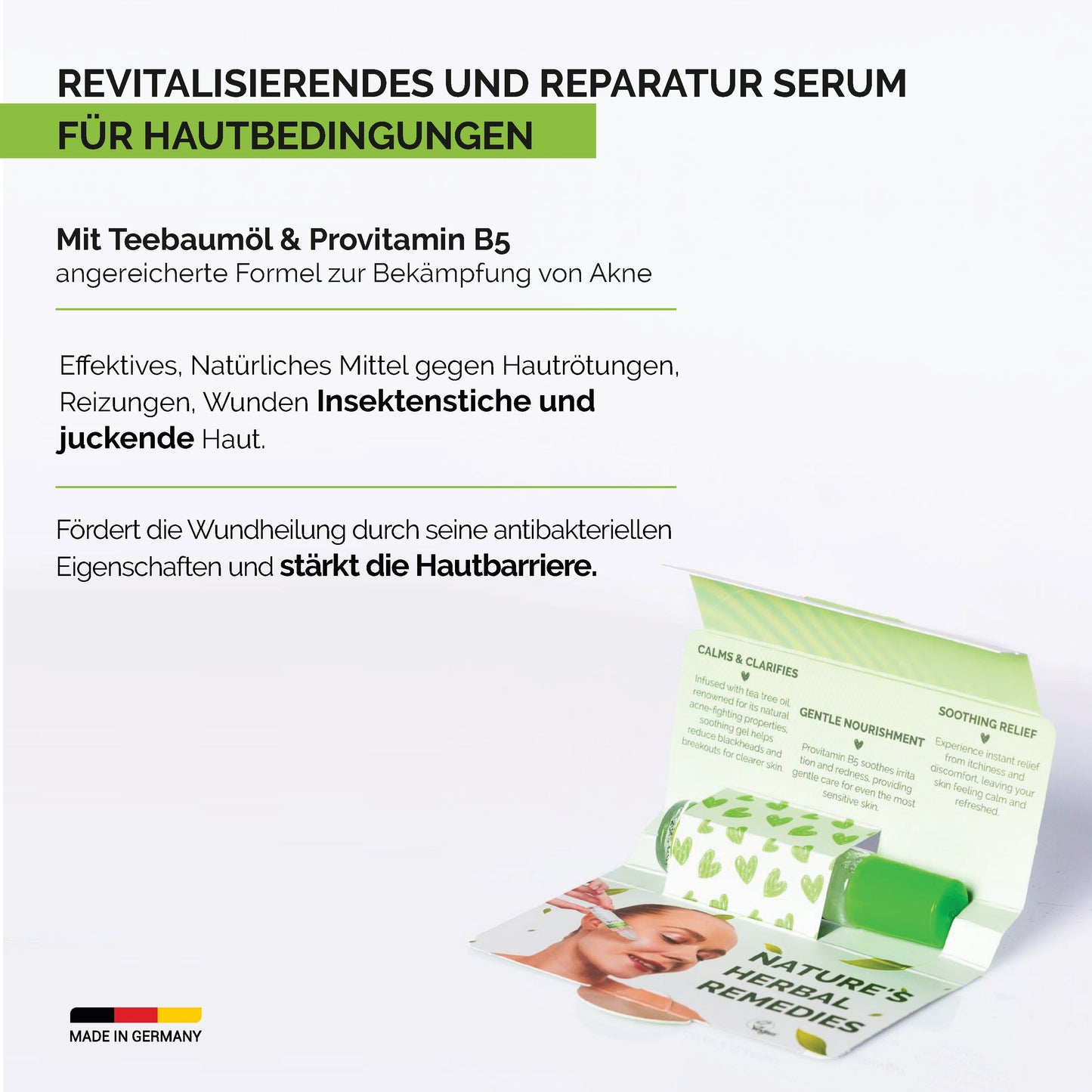SOS Teebaumöl Roll-On – Akut-Hilfe bei Pickeln, Rötungen & Hautreizungen 10 ml