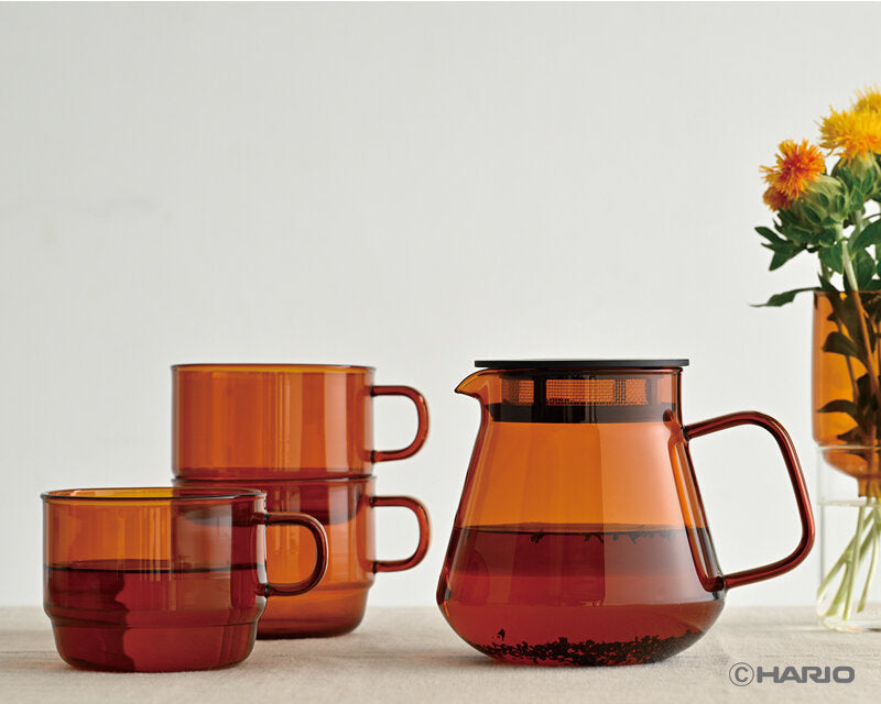 Hario Colors Tea & Coffee Server – 600ml Stylish Glass Carafe