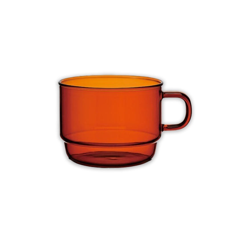 Hario Colors Stack Mug Cup – 300ml Heat-Resistant Glass Mug