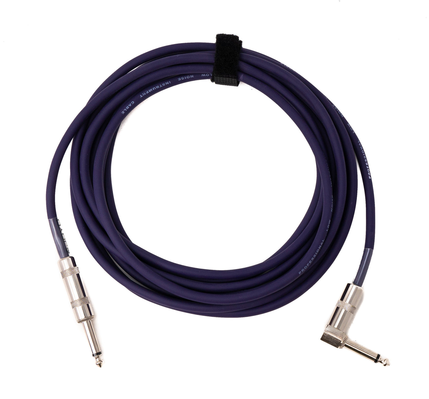 SYSTEM-S Audio Cable 450 cm 6.35 mm Jack Male to Male Angle AUX in Purple 