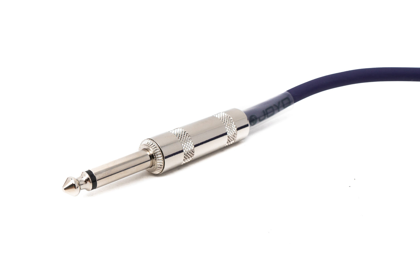 SYSTEM-S Audio Cable 450 cm 6.35 mm Jack Male to Male Angle AUX in Purple 