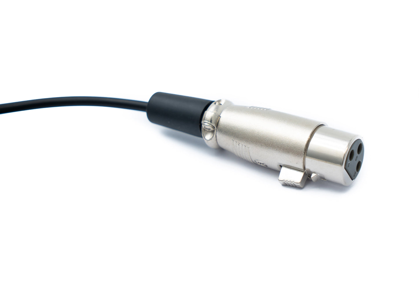 SYSTEM-S Hljóðsnúra 50 cm Mini XLR 3 pinna tengi í XLR 3 pinna tengi svart