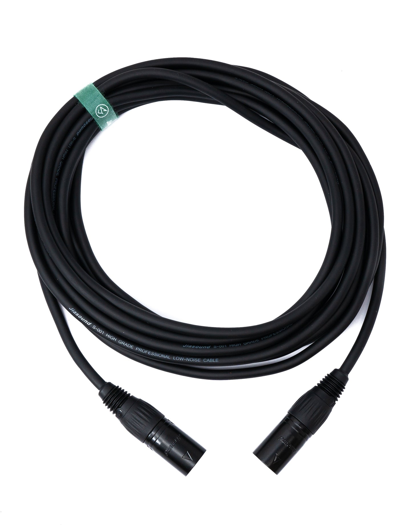 SYSTEM-S Audio Cable 5 m XLR 3-pin male to male in black