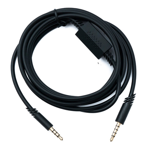SYSTEM-S Hljóðsnúra, 2 m, AUX 3,5 mm tengi fyrir Logitech G Astro A50 A40 A30 A20 A10 G233