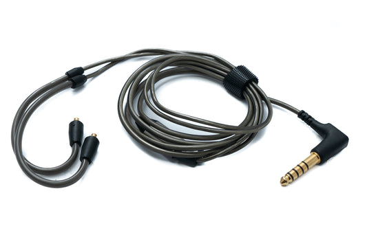 SYSTEM-S Audio Replacement Cable 120 cm AUX 4.4 mm jack for Sennheiser Headphones AKG N5005 HD6XX IE 900
