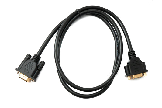 SYSTEM-S D Sub15 cable 100 cm HD VGA 15 pin male to female DB15