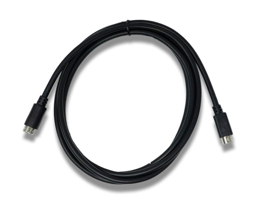 SYSTEM-S S-Video Kabel 180 cm Din 5 Pin Stecker zu Stecker in Schwarz