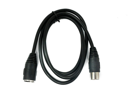 SYSTEM-S S-Video cable 300 cm Din 4 pin male to female in black