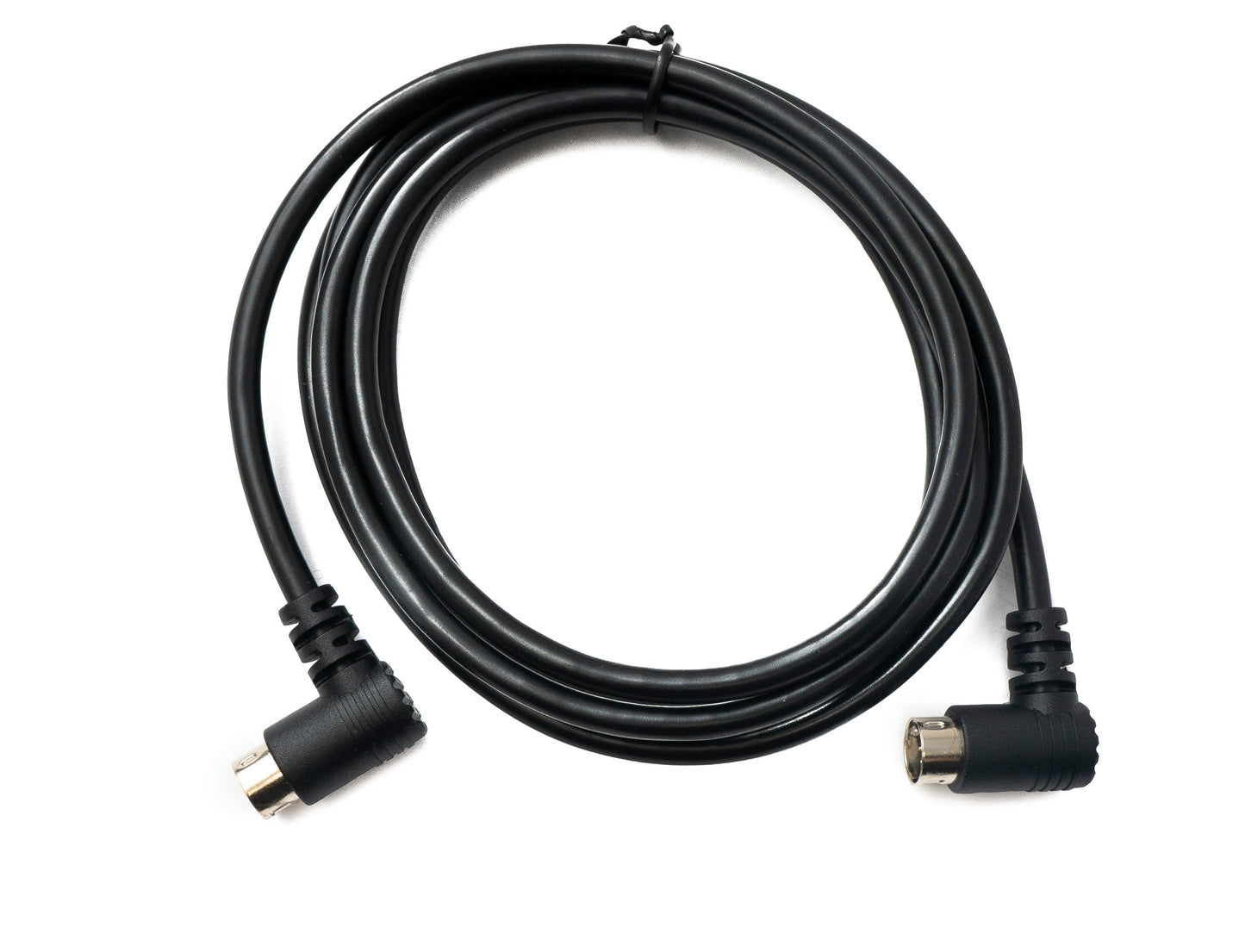 SYSTEM-S S-Video Kabel 180 cm Din 4 Pin Stecker zu Stecker Dual Winkel