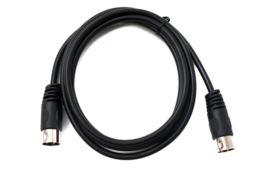 SYSTEM-S S-Video Kabel 150 cm Din 3 Pin Stecker zu Stecker Schwarz
