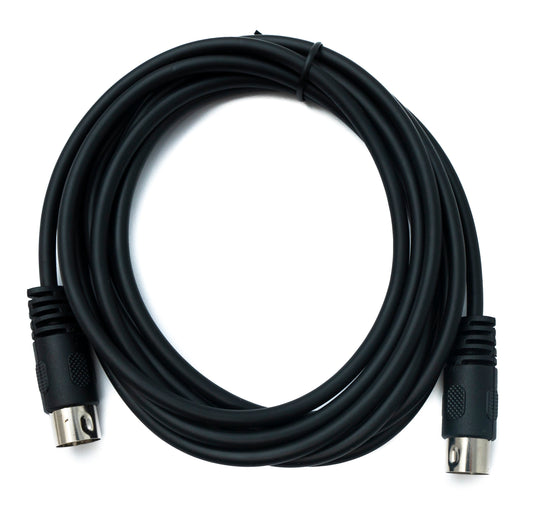 SYSTEM-S S-Video Kabel 3 m Din 4 Pin Stecker zu Stecker Schwarz