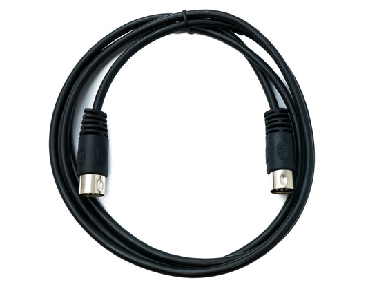 SYSTEM-S S-Video Kabel 150 cm Din 8 Pin Stecker zu Stecker Schwarz