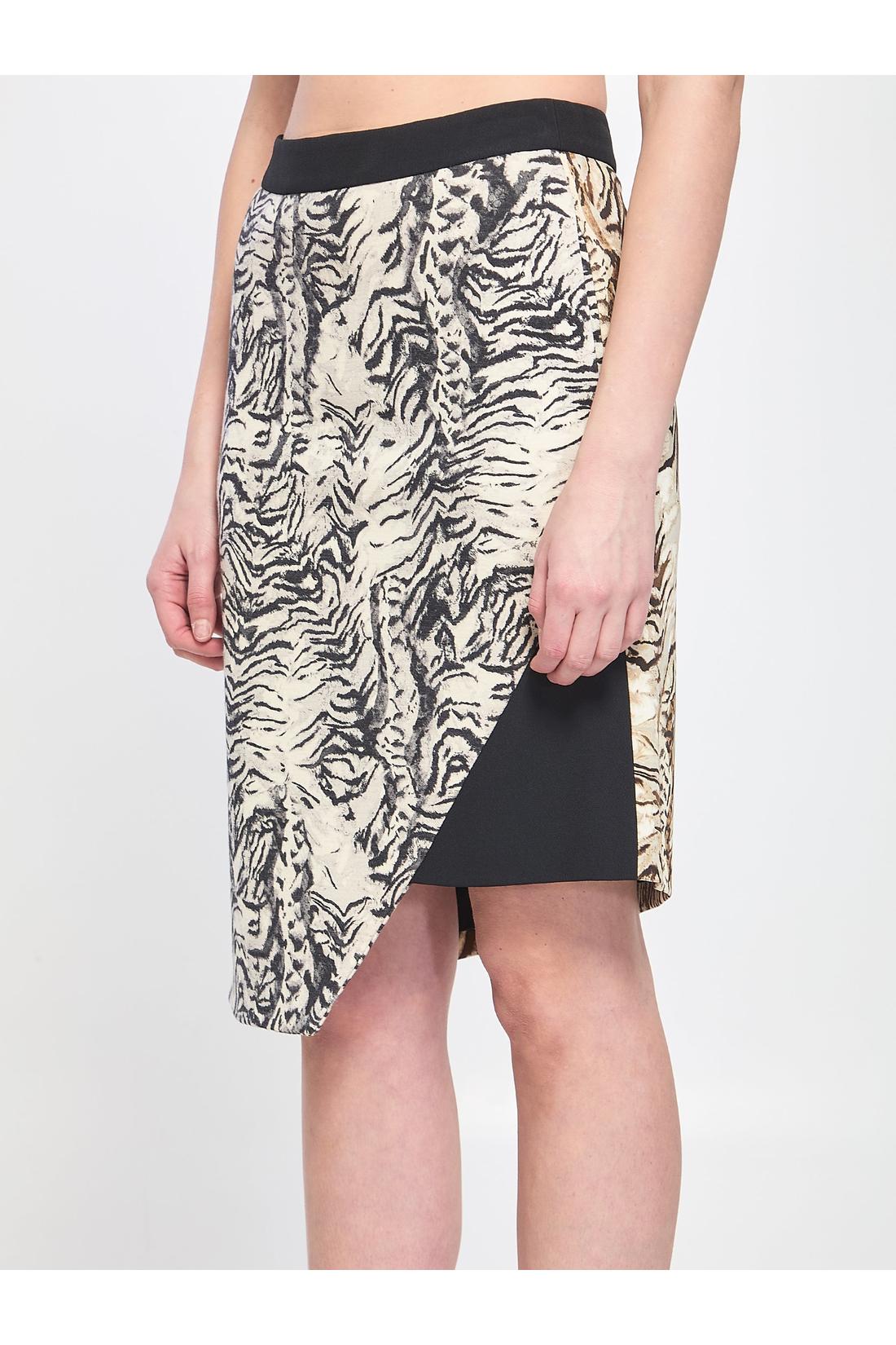 Animalier print skirt