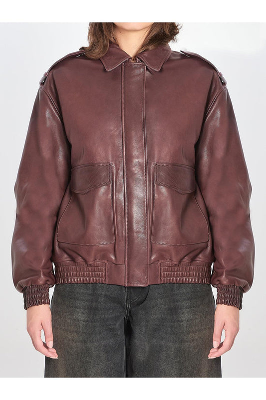 Astra leather jacket