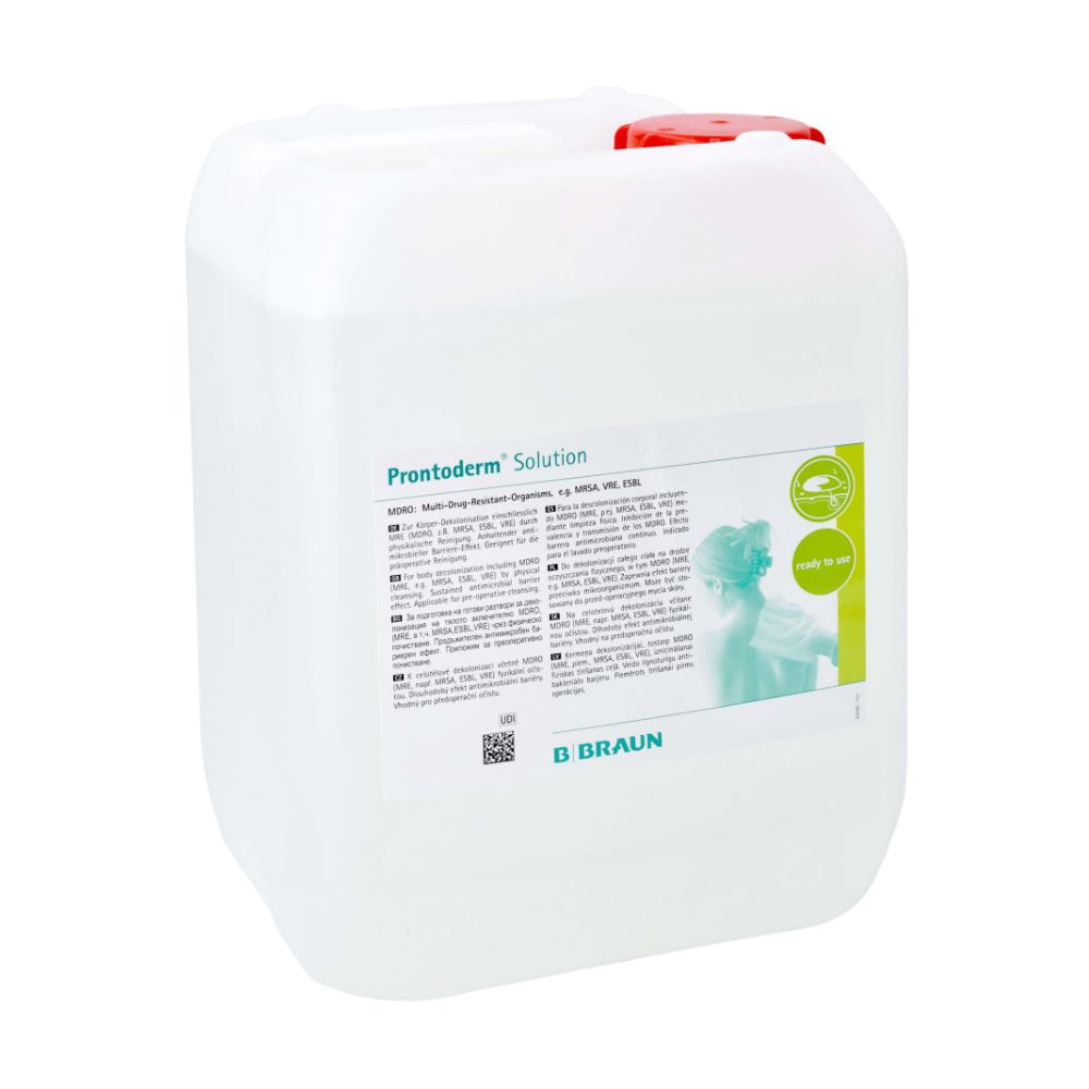 B.Braun Prontoderm® Lösung zur MRE-Dekolonisation von Haut und Schleimhaut