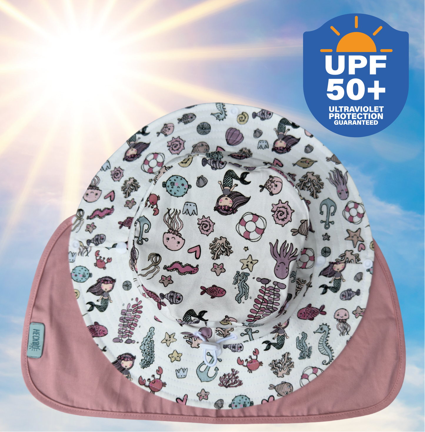 Baby Sonnenhut Meerjungfrau 6 - 24 Monate