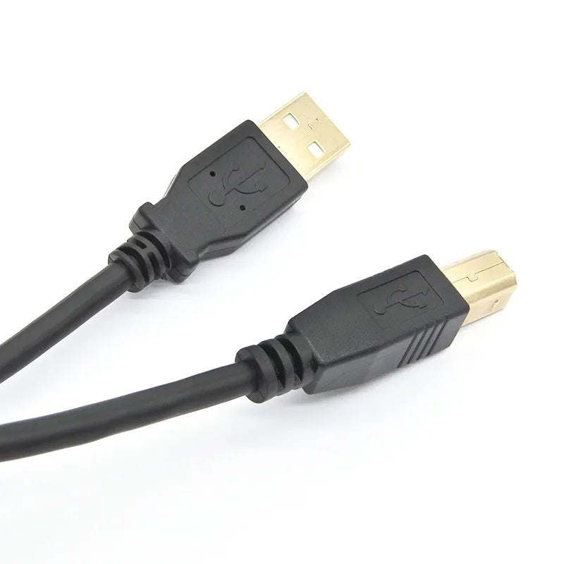 Druckerkabel USB 2.0 Scannerkabel USB-A Stecker auf USB-B 2.0 Stecker Kabel 3 m