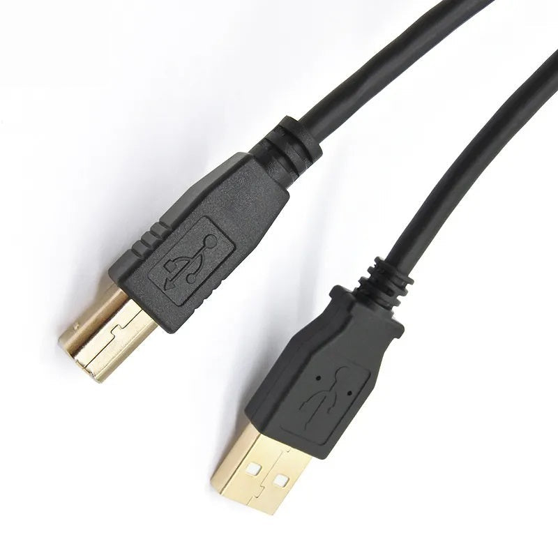 Druckerkabel USB 2.0 Scannerkabel USB-A Stecker auf USB-B 2.0 Stecker Kabel 3 m
