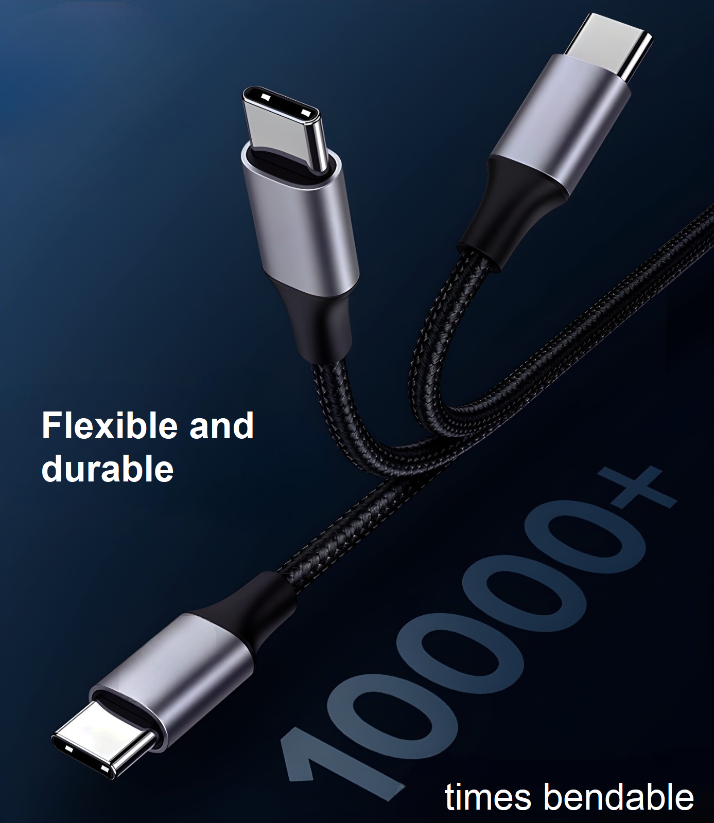 USB-C auf USB-C Ladekabel Typ-C Kabel PD 60W Schnellladekabel Samsung Xiaomi