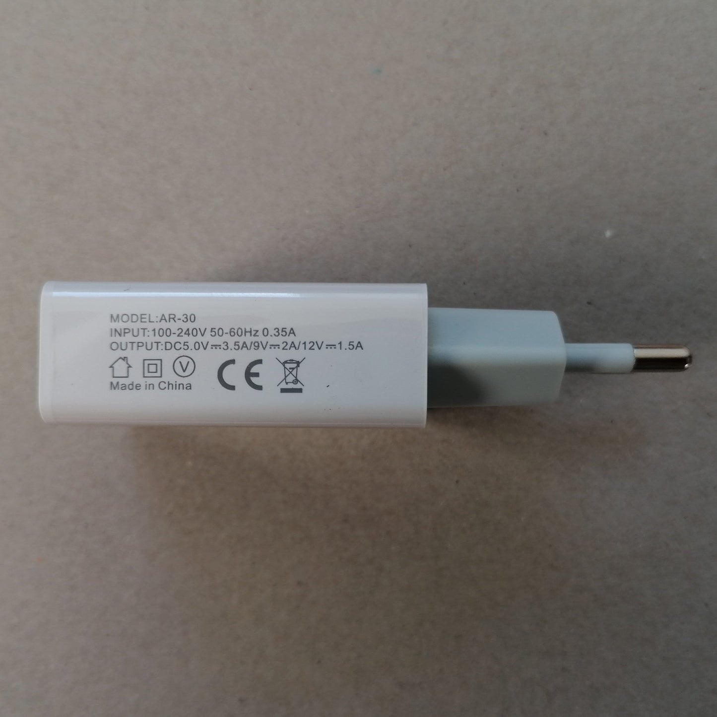 Schnellladegerät 18W Ladegerät 18W Netzteil USB A Charger Stecker QC3.0 Handy