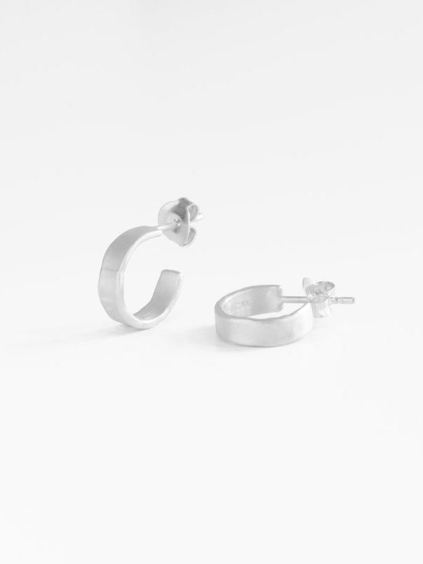 Ohrstecker Bretagña S Hoop, in silber und gold