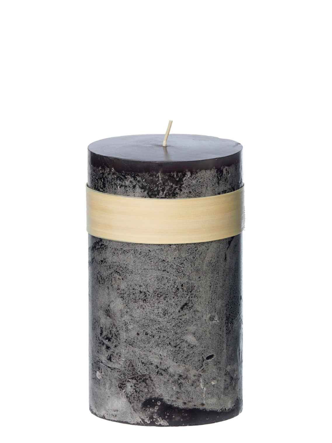 Blockkerze Timber 8x15cm, in mehreren Farben